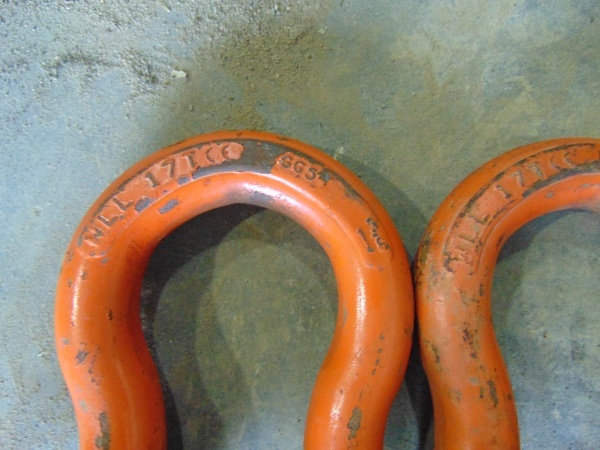 lot 11 image: (2) 1-38 Pin Shackle