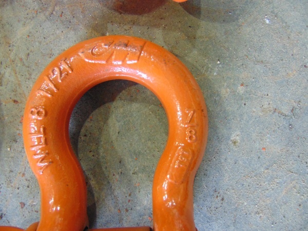 lot 15 image: (4) New 78, 22 MM Pin Shackles
