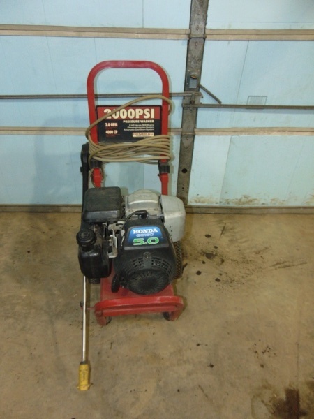 lot 47 image: Generac Pressure Washer With Hose and Wand