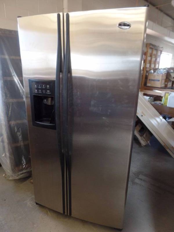 lot 502 image: GE Profile Arctia Side-by-Side Refrigerator