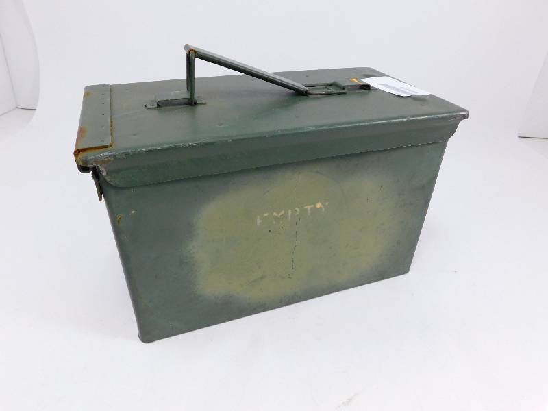 lot 50 image: U.S. Military Surplus Waterproof .50 Caliber Ammo Can, Used