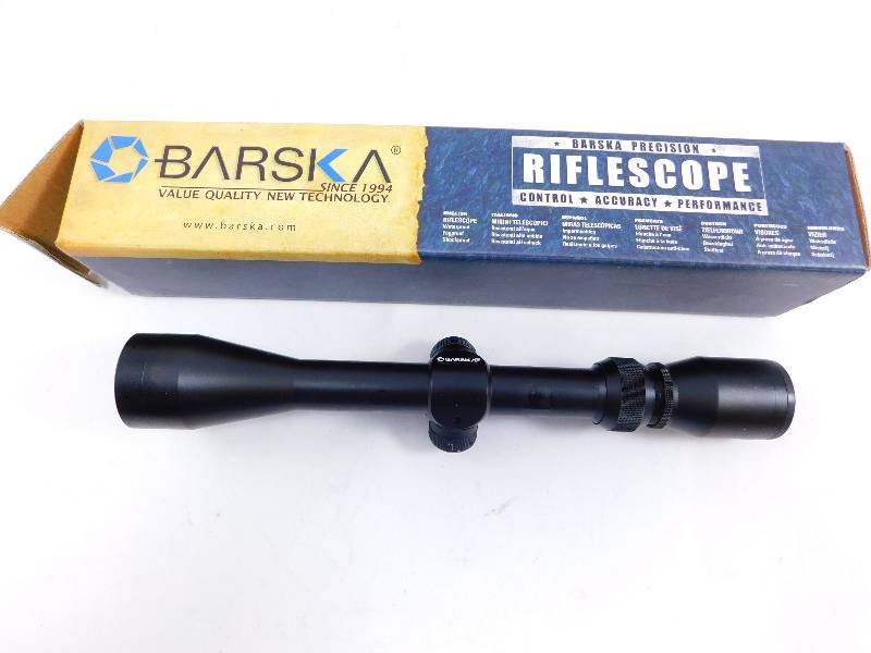 lot 61 image: Barska Colorado Series Rifle Scope 3-9x40 Matte Black