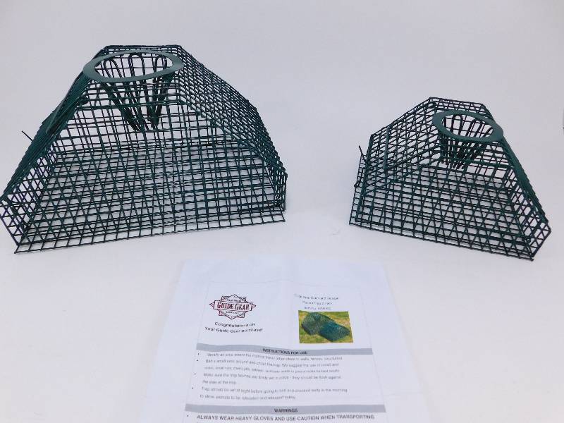 lot 78 image: Guide Gear 2 Pack Catch-and-Release Live Rodent Traps