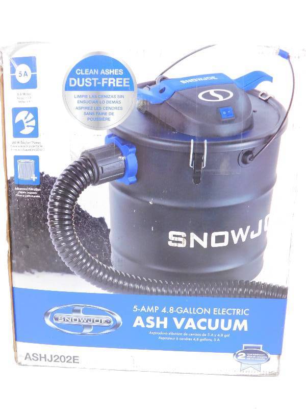 lot 89 image: Snow Joe Heavy Duty Ash Vacuum, 5 Amp