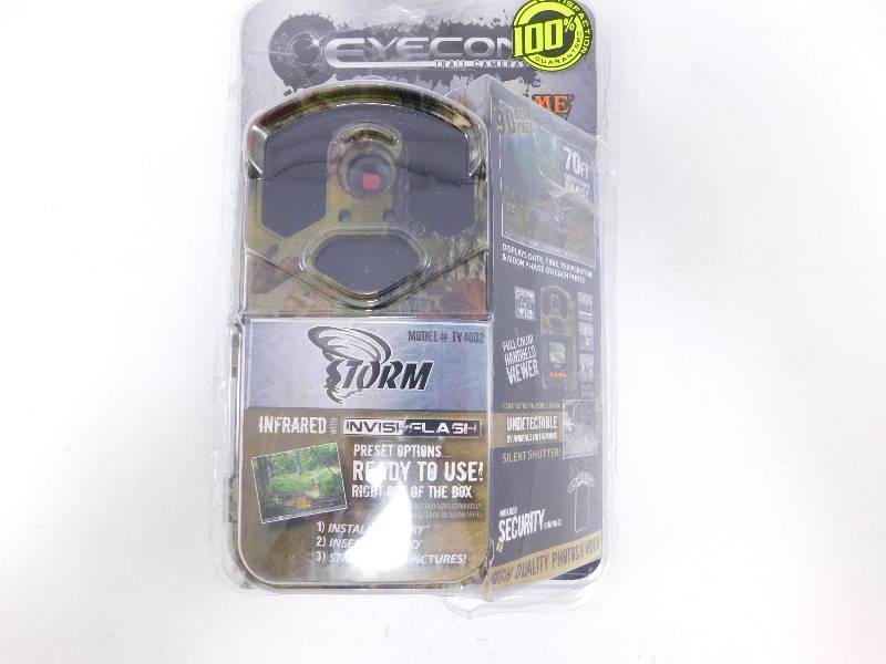 lot 96 image: Big Game Eyecon Storm Invisi-Flash Infrared Trail  Game Camera, 9MP