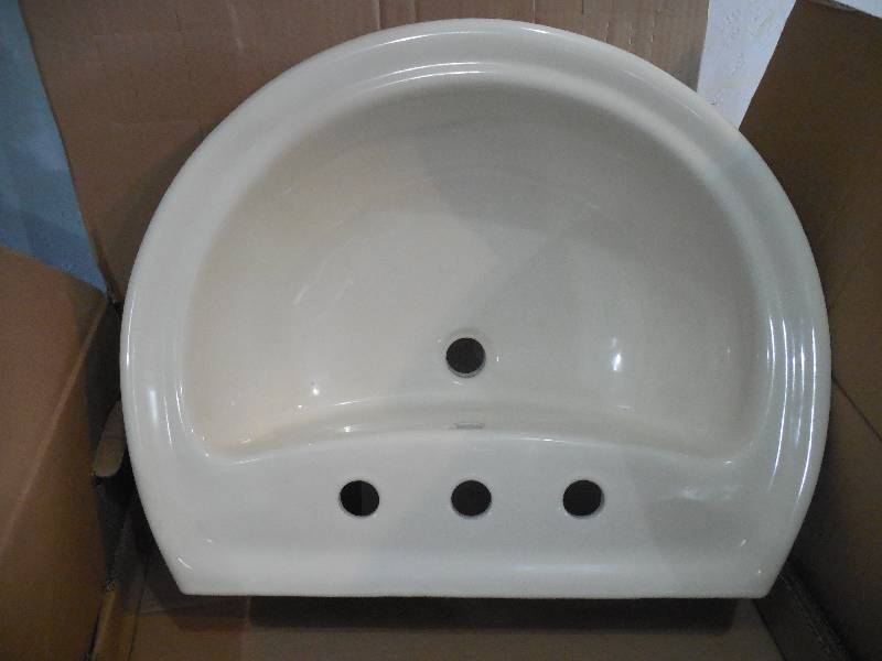 American Standard Cadet 6 in. Pedestal Sink Basin in Bone