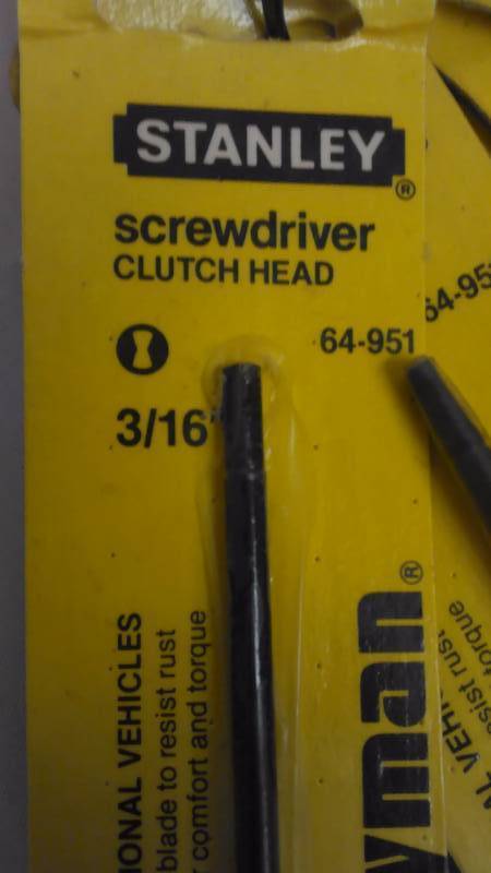 Stanley Clutch Head Drive, 316th (6)
