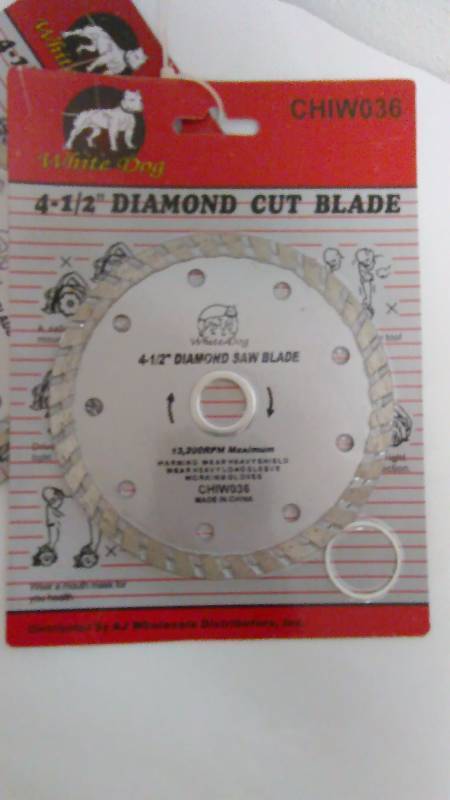 4.5-inch Diamond Cut Blades (2) by White Dog