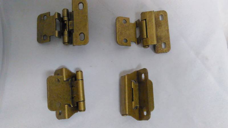 Cabinet Hinges, Antique Brass Tone (24)
