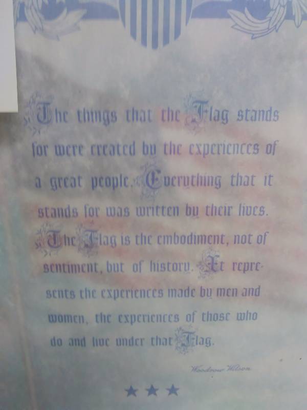 Prints (2) , Raising the Flag at Iwo Jima, Old Glory
