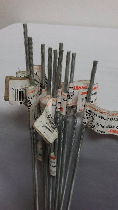 Threaded Rod, 3 ft., 632 in. (12)