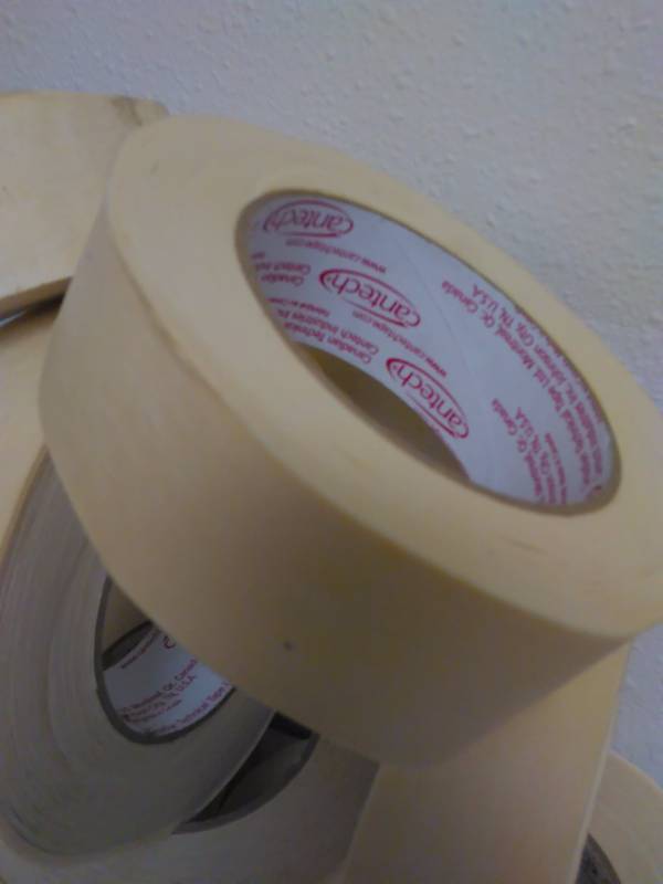 Masking Tape (12) 1.5 inch x 185 ft.