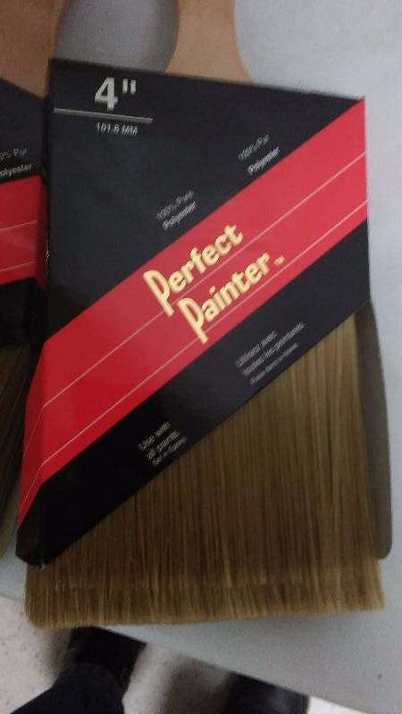 4 Inch Paint Brushes (3) By Perfect Painter