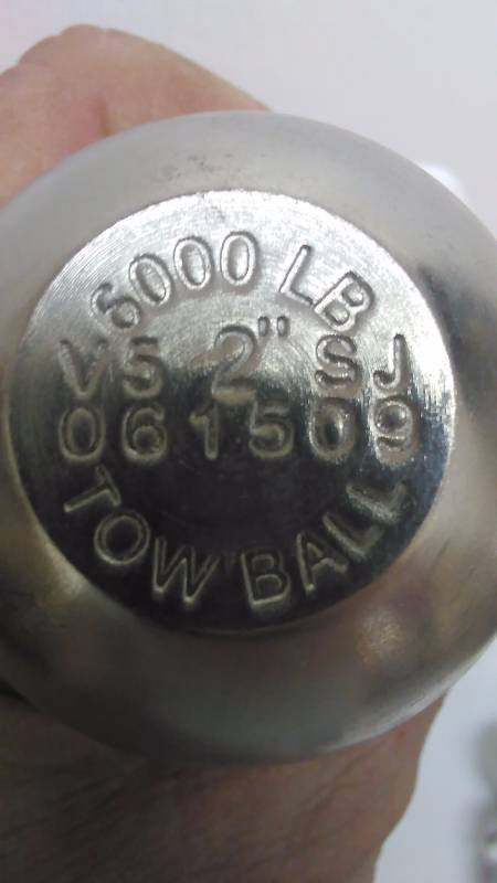Trailer Ball, 2 inch, 6000 lb., 1 � inch shank by Valley