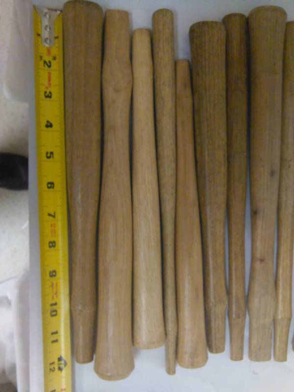 Assorted Wooden Tool Handles (10)