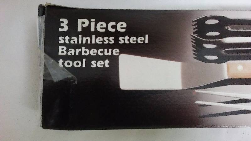 3pc. Stainless Steel BQ Tools