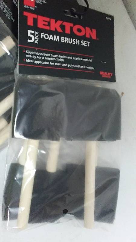 5 Pc Foam Brush Set (6 sets)