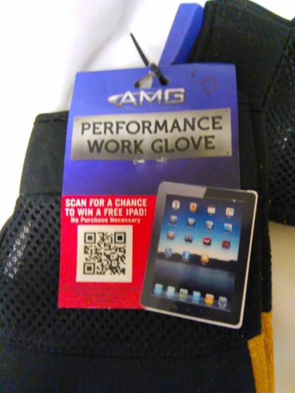 Performance Work Glove, Lg., AMG (2 pr.)