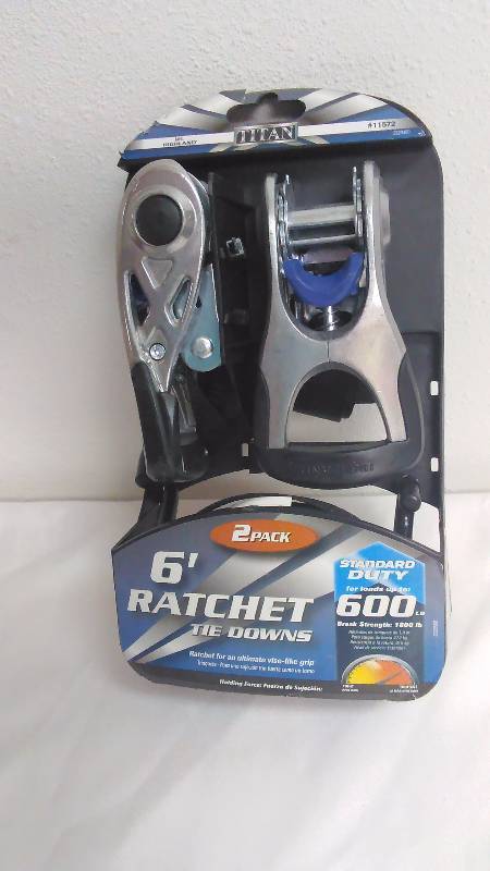 6 ft. Ratchet Tie-Down, Standard Duty 600 load, by Titian