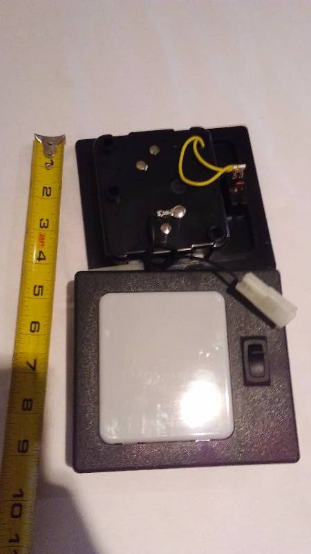 Recessed Mount 12v Interior Utility Lights (2) Pre-wired 5 � Inch, Black