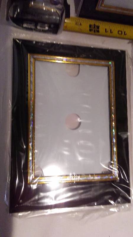 Picture Frames, (24) Black Plastic, Holds 5 x 7 photo