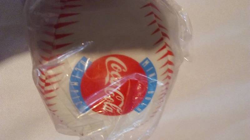Collectible Coca-Cola Balls, Baseball and Soccer memorabilia