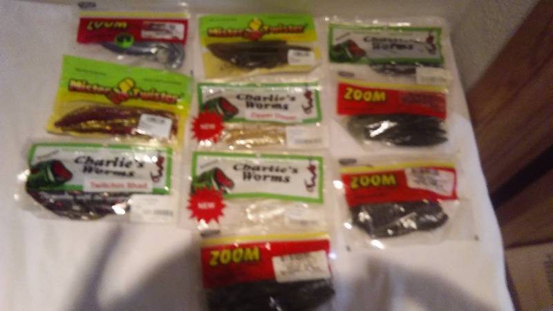 Variety of Worms and Minnows (10)