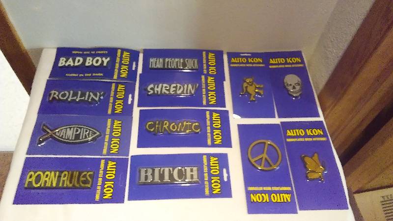 Auto Icon Name Plates with Attitude (12)