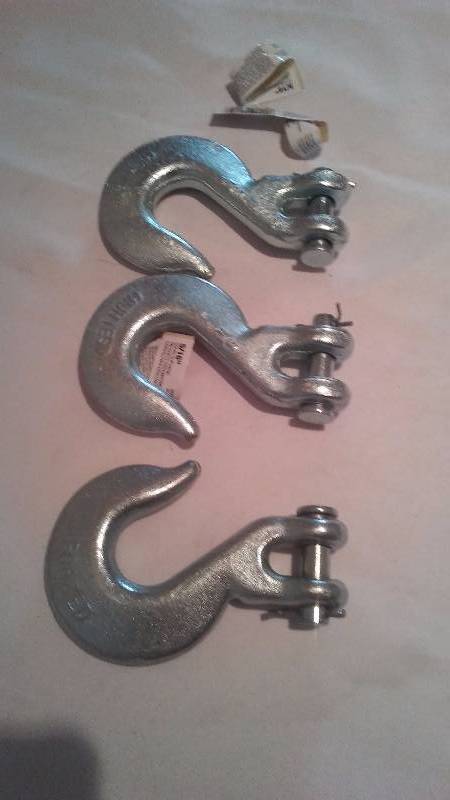 4-inch Clevis Slip Hooks (3)