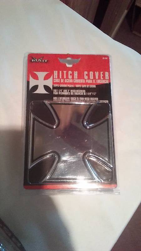 Hitch Cover, by Bully, Triple Chrome Plated, 1 � and 2  inch hitch receivers