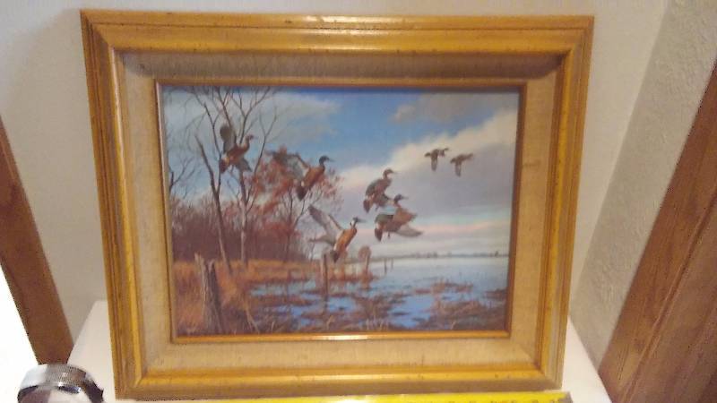 David Maass Limited Edition, Canvas Print with Distressed Wood Frame, Titled Alarmed,  62500