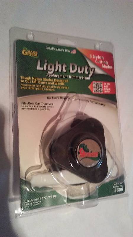Replacement Trimmer Head, Light Duty, Fits most Gas trimmers