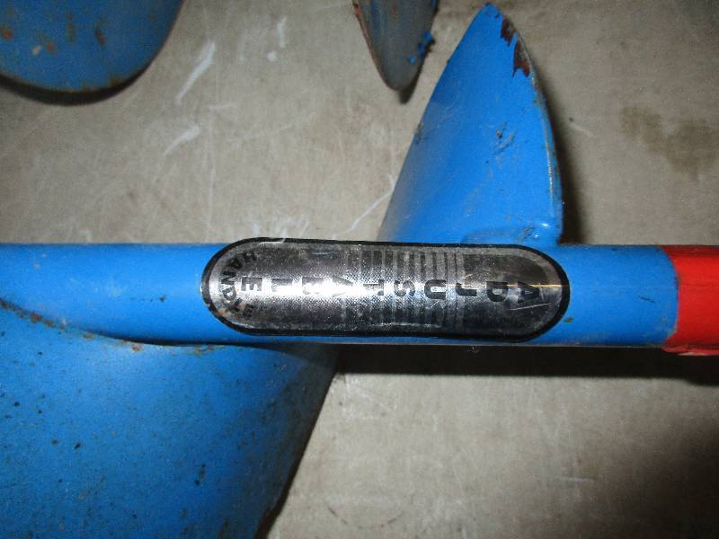 2 hand held ice augers