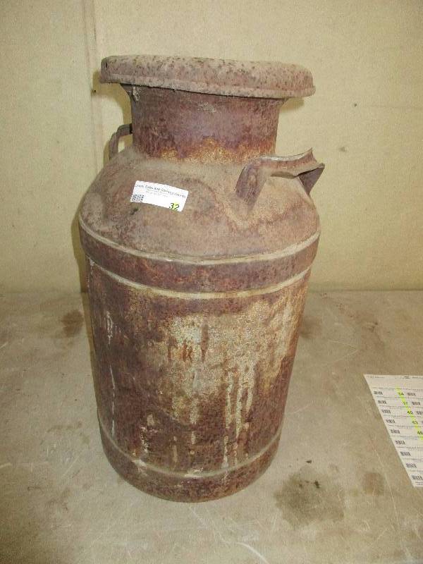 vintage metal jug