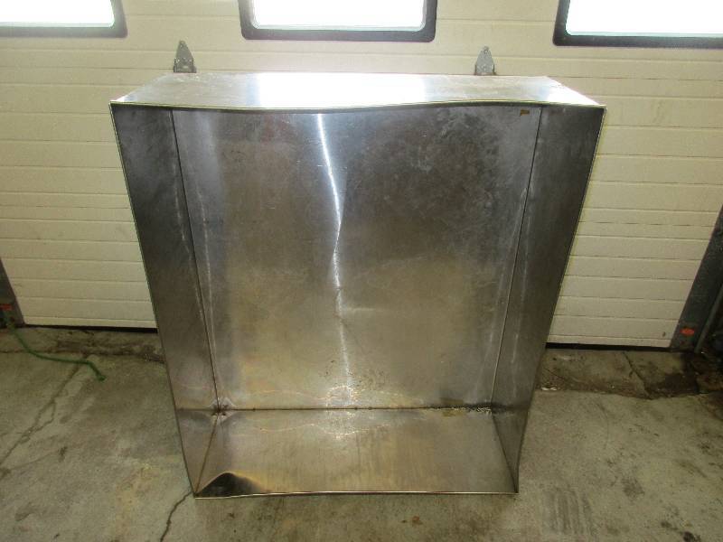 stainless steel box 40 x 47 x 15 w lid