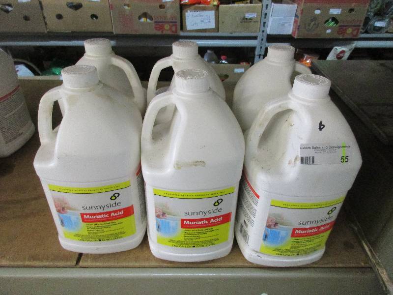 6 gallons of muriatic acid