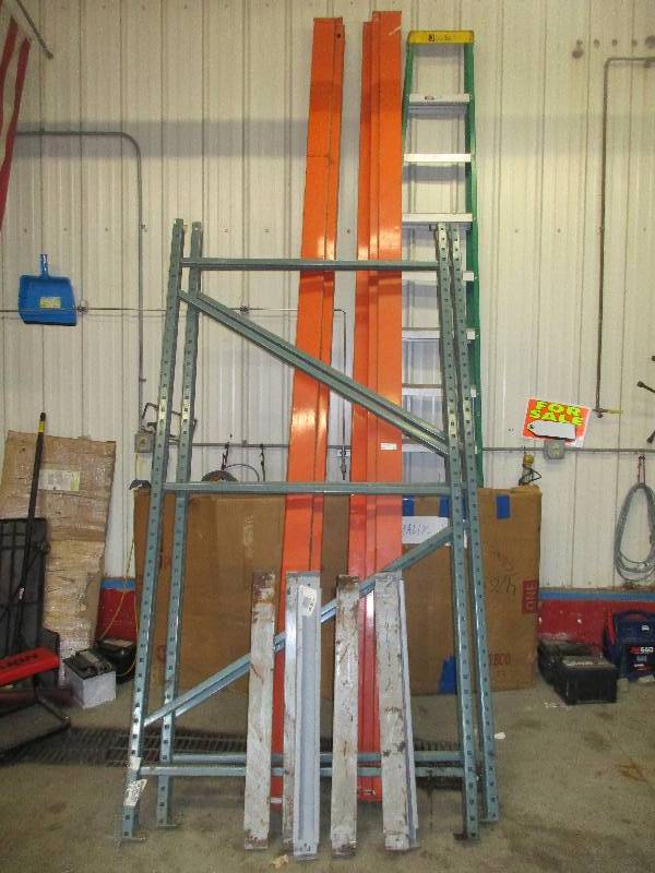 pallet racking 4 x 8 - 2 uprights 4 cross bars