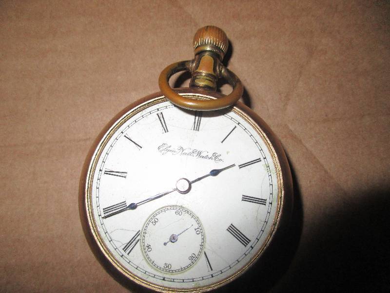 14k gold elgin pocket watch works