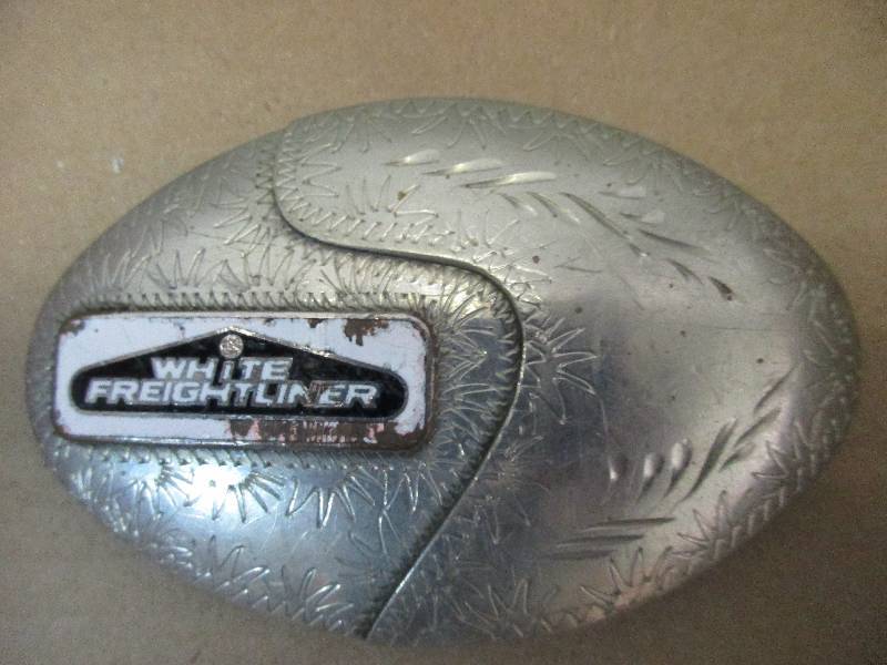 Freightliner pure silver belt buckle