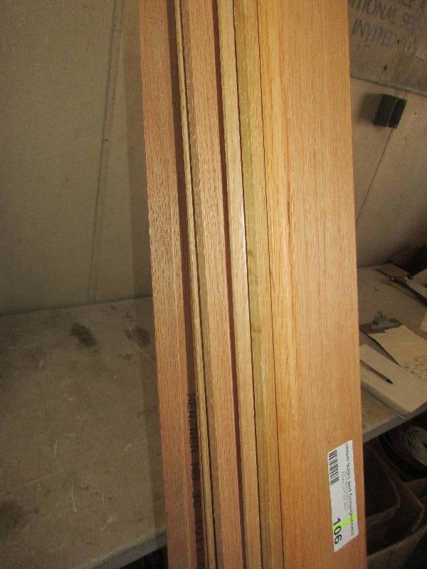 7 - 10 long base board trim pieces