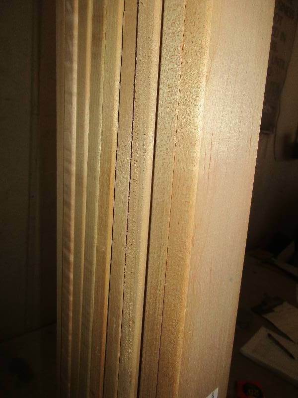 trim boards - 15 assorted sizes 5 long - 7  long