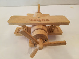 lot 19 image: Tonka,Wooden Airplane