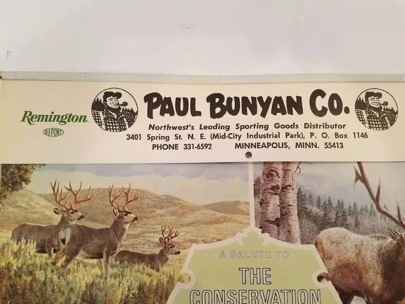 lot 99 image: Remington Calendar From 1979
