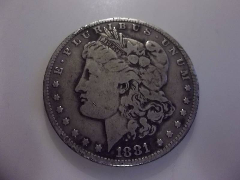 1881 S Morgan Silver Dollar