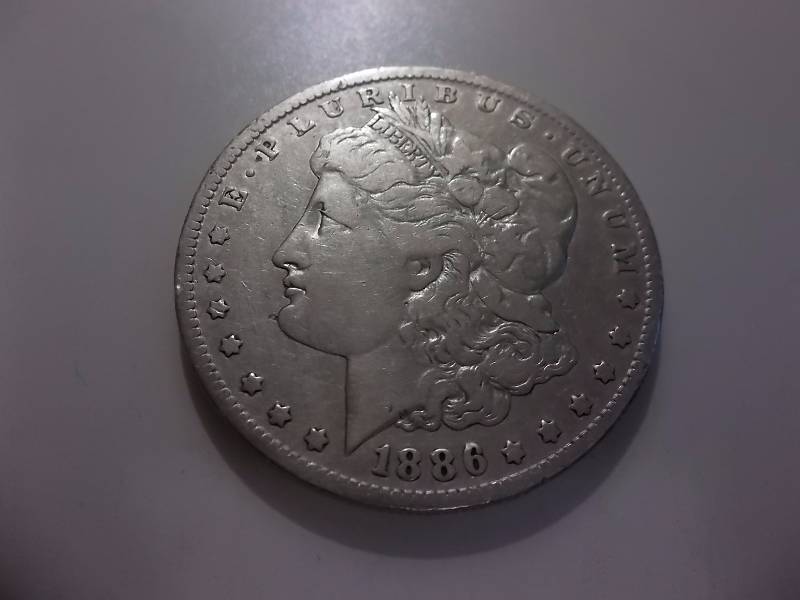 1886 O Morgan Silver Dollar
