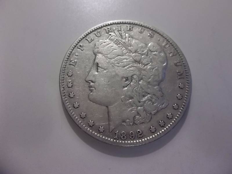 1892  Morgan Silver Dollar