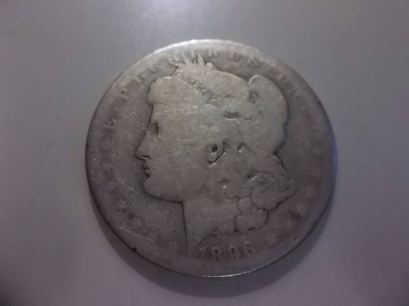 1896 O Morgan Silver Dollar