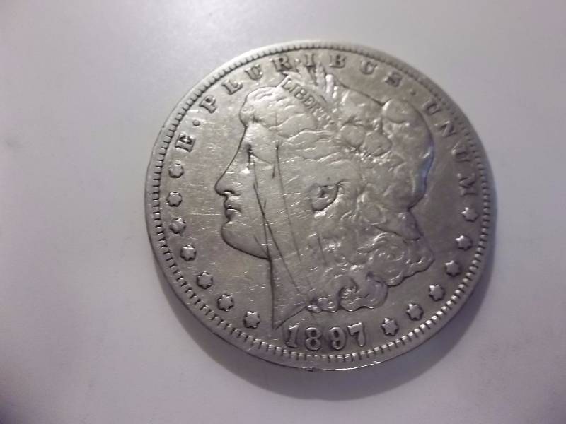 1897 S Morgan Silver Dollar