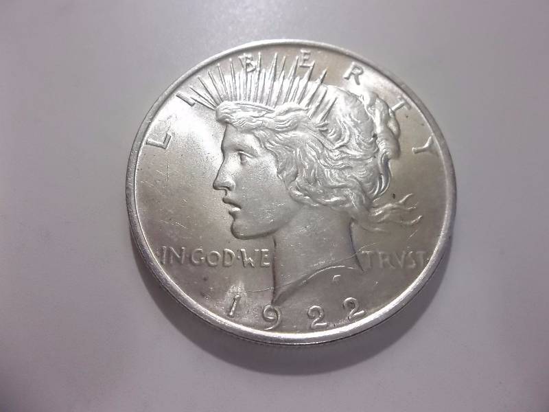 1922  Silver Peace Dollar  High Grade BU MS
