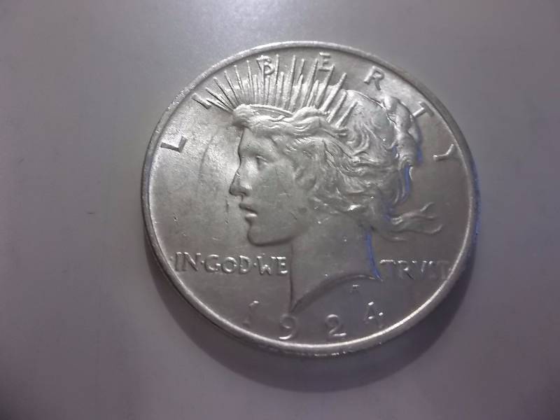 1924 Peace Silver Dollar Very High Grade MS